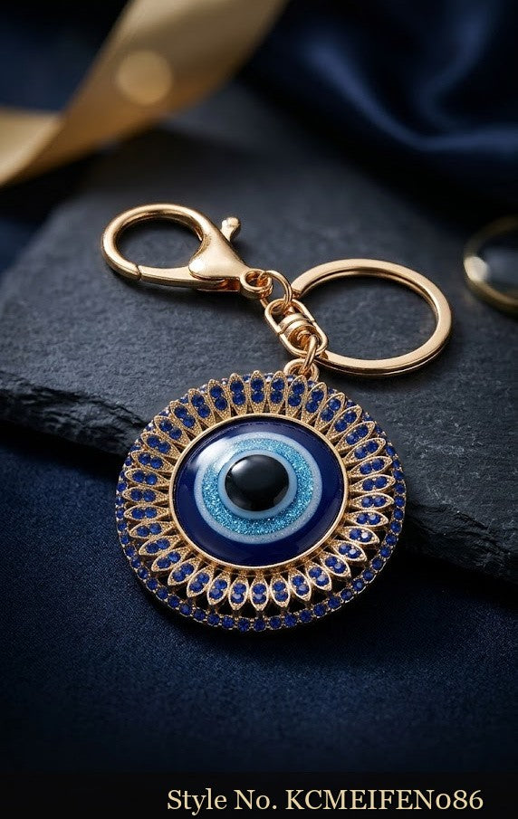 Blue Evil Eye Keychain – KCMEIFEN086