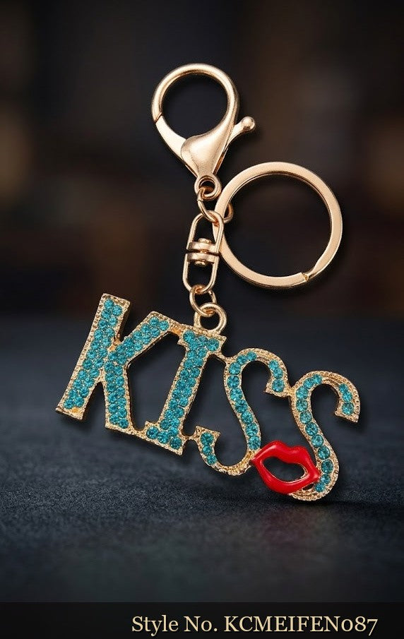 Colourful Letter Charm Keychain – KCMEIFEN087