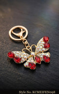 Red Crystal Butterfly Keychain – KCMEIFEN098