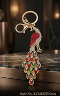Multicolour Peacock Dangle Keychain – KCMEIFEN109