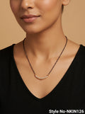 Rose Gold Crystal Collar Necklace | NKIN126