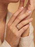 Rose Gold Bow Crystal Ring | RGIN70