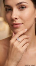 Silver Butterfly Pearl Ring | RGIN79
