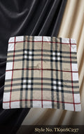 Ivory Plaid Scarf with Red and Black Check Lines – TK90SC237