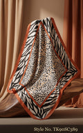 Leopard-Print Center with Zebra-Stripe Border – TK90SC389