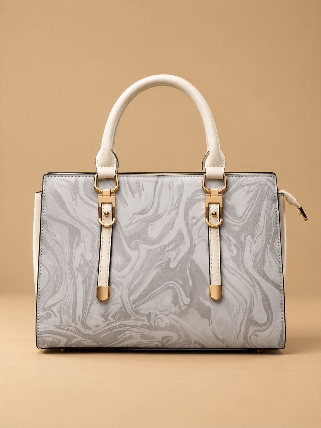 White Structured Shoulder Bag | BAGWZ033