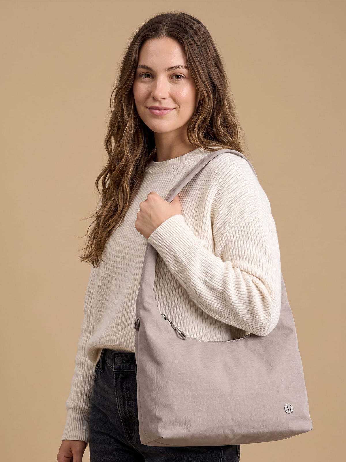 Taupe Everyday Shoulder Bag | BAGHL029